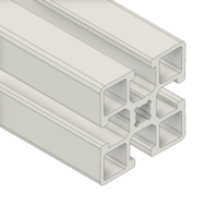 10-4545H-0-600MM MODULAR SOLUTIONS EXTRUDED PROFILE<br>45MM X 45MM HEAVY, CUT TO THE LENGTH OF 600 MM